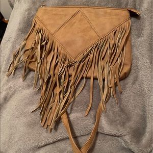 Fringe crossbody bag